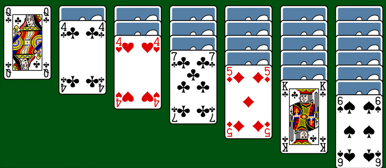 当有可移动的K牌时，才创造一个牌堆空白位置